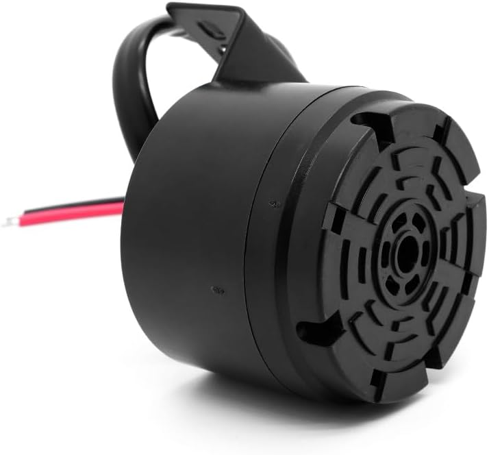 YUESONIC Universal 12-24V 100dB Waterproof Back-Up Alarm (Black-4 PCS) - Image 2