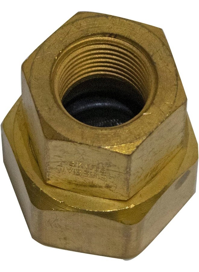Simpson Cleaning 7100496 Replacement 3/8" FNPT x GHT Brass Water Inlet Fitting with Filter for Gas Powered Pressure Washer Pumps - Image 1