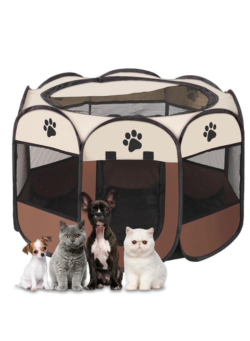 Kidle Foldable Dog Tent Pet Puppy Dog Playpen Dog Cage for Cats, Kitten, Small Dogs - Image 1