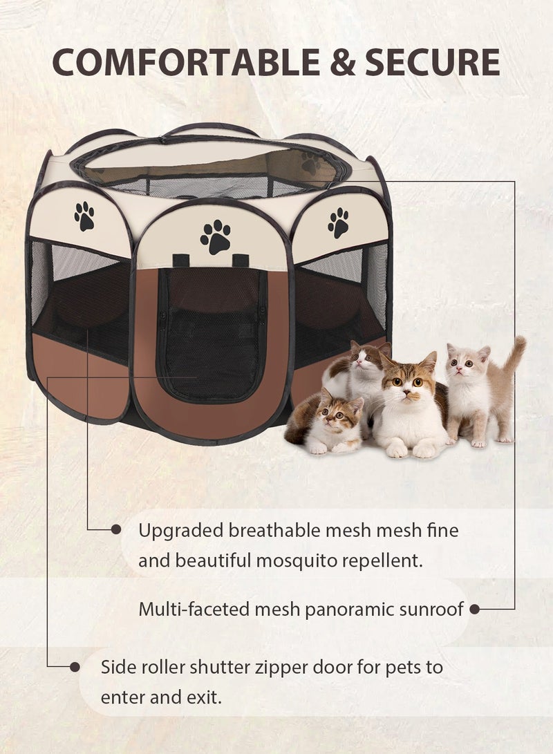 Kidle Foldable Dog Tent Pet Puppy Dog Playpen Dog Cage for Cats, Kitten, Small Dogs - Image 2