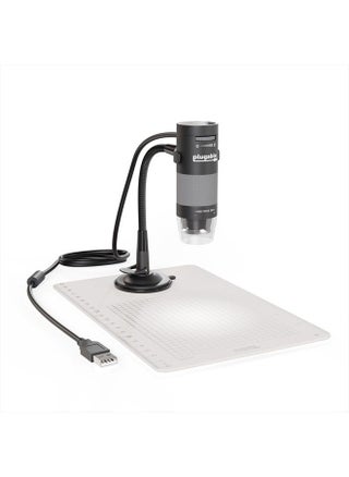 USB Digital Microscope with Flexible Arm Observation Stand Compatible with Windows, Mac, Linux (2MP, 250x Magnification) - pzsku/Z4A9F41EFCB61A8C3F491Z/45/_/1678360978/7dcdd5a8-1bc3-4432-96c5-1b692be7f582