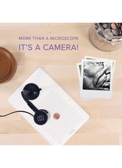 Plugable USB Digital Microscope with Flexible Arm Observation Stand Compatible with Windows, Mac, Linux (2MP, 250x Magnification)  - Image 4