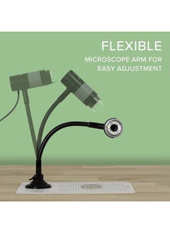 Plugable USB Digital Microscope with Flexible Arm Observation Stand Compatible with Windows, Mac, Linux (2MP, 250x Magnification)  - Image 5