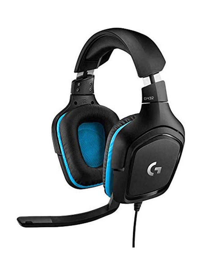 Logitech G432 7.1 Surround Sound Dts Headphone: X 2.0 Pc, Ps4, Xbox And Mobile Pro G 50Mm Drivers Black - Image 1