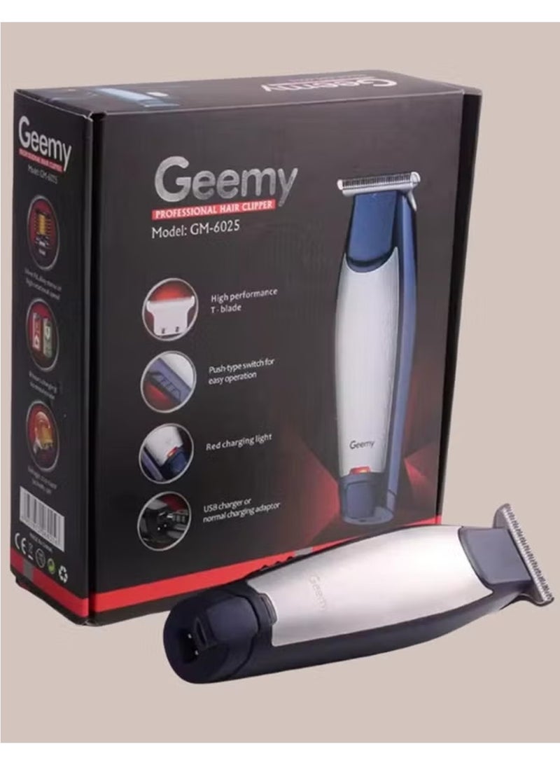 Geemy GM-6025 Geemy Rechargeable Professional Shaver And Hair Trimmer,Clipper Machine - Image 1
