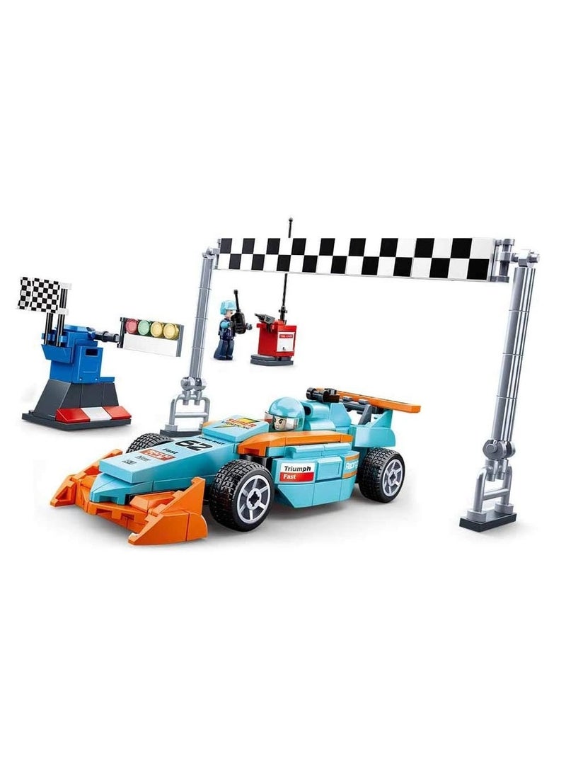 Sluban - Sluban - Racing Team F1 Small Circuit Bricks Set 210 Pieces - M38-B0762 - Image 1