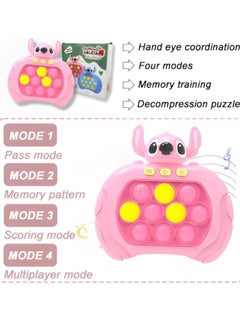 Generic Ycaaeo Pop It Electronic Game, Quick Push Pop-It, Pop-It Pro Light Up Game, Pop It Fidget Toy, Push Pop Game Controller, Bubble Puzzle, Pop-It Early Development Game For Children Adults  - Image 3