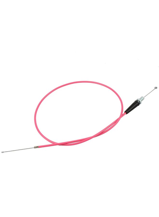Yellow Universal Motorcycle Throttle Cable 1000mm Accelerator Straight Connection - Image 3