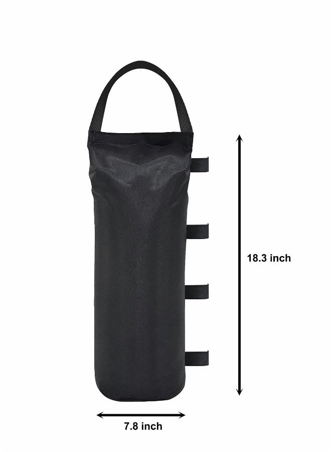 Generic 112 LBS Extra Large Pop up Canopy Weights Sand Bags for Ez Pop up Canopy Tent Outdoor Instant Canopies, 4-Pack,Black (Without Sand) Dark Black  - Image 4
