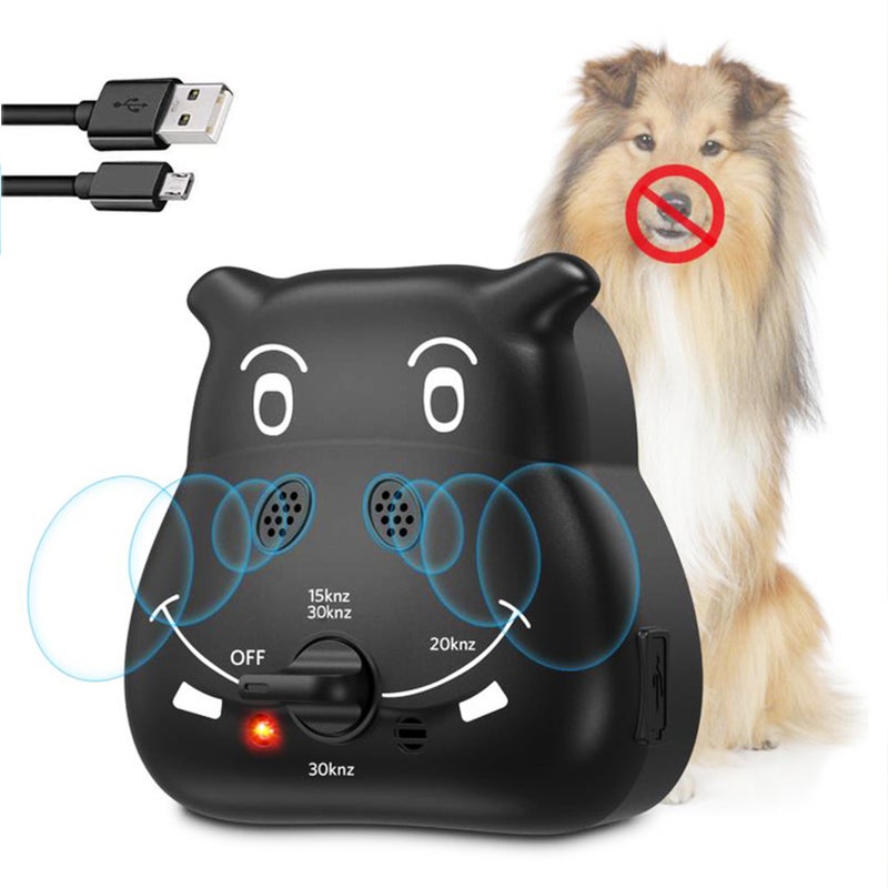 Smart Anti Barking Device For Dogs Indoor/ Outdoor 4 levels Rechargeable Pet Behavior Training Tool - Image 4
