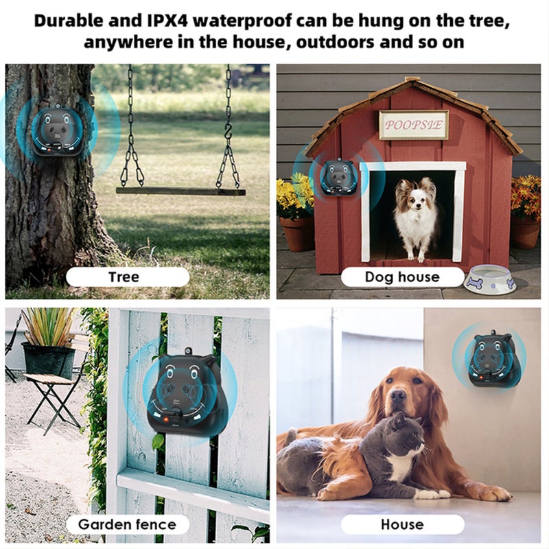 Smart Anti Barking Device For Dogs Indoor/ Outdoor 4 levels Rechargeable Pet Behavior Training Tool - Image 5