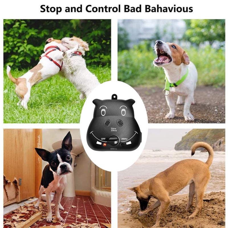 Smart Anti Barking Device For Dogs Indoor/ Outdoor 4 levels Rechargeable Pet Behavior Training Tool - Image 3