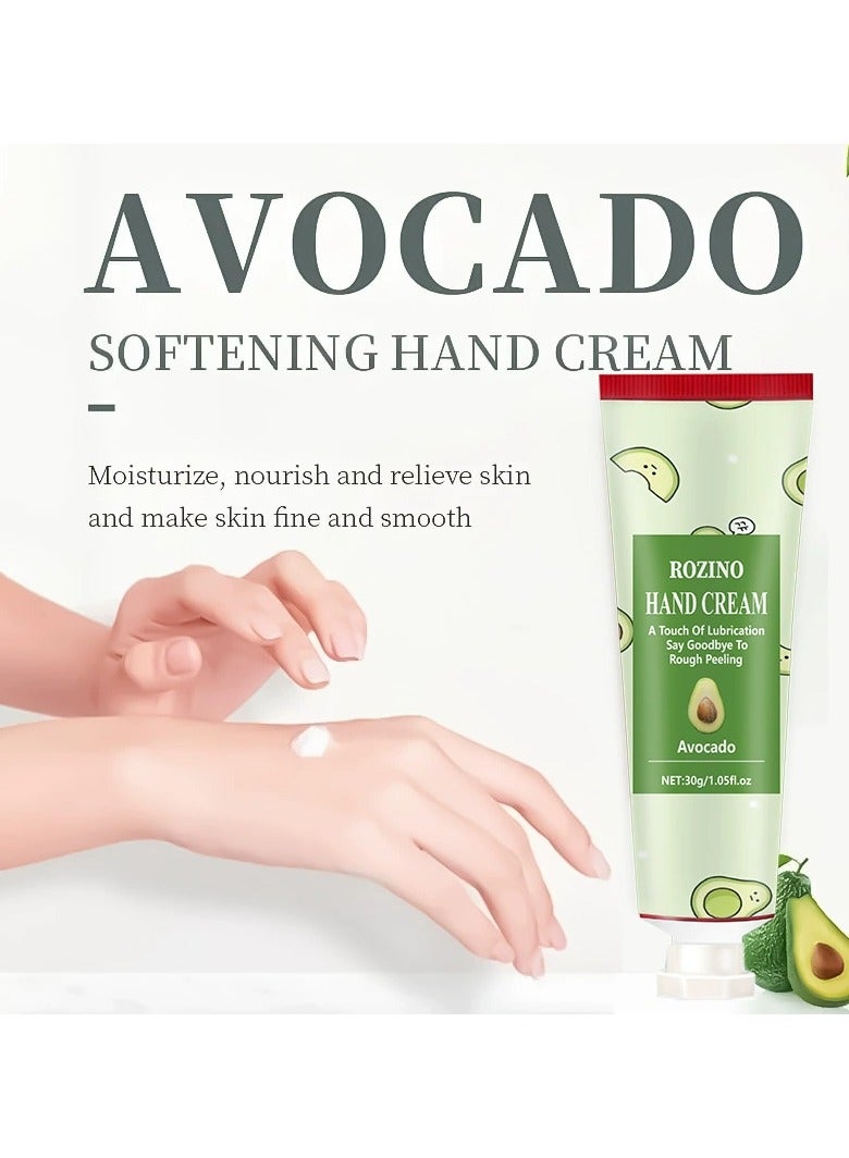 Rozino Five-piece hand cream gift box deeply moisturizing and hydrating to prevent dryness and cracking - Image 3