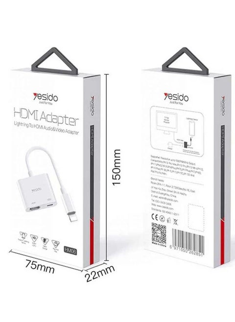 Yesido HM06 Lightning iPhone To HDMI Adapter