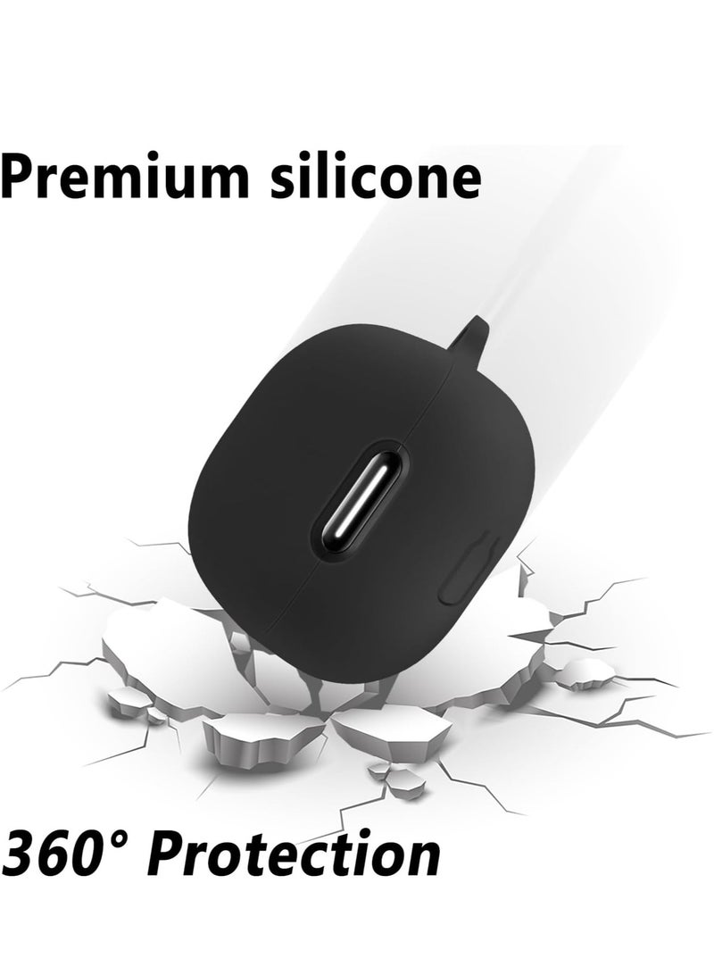 Silicone Case for Liberty 4 NC, Protective Cover with Carabiner (Black) - Image 2