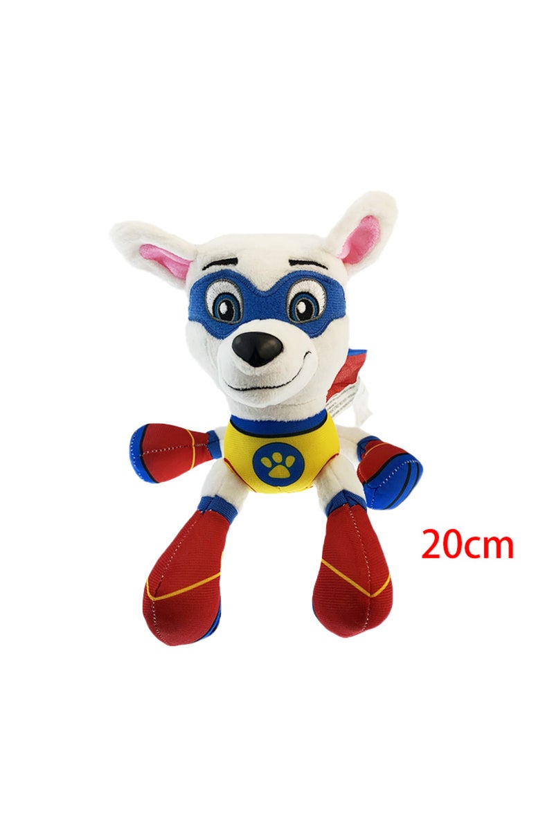 JJ 19cm Cartoon Dog Paw Plush Doll Chase Rock Animal Dog Cartoon Model Action Figures Movies Periphe