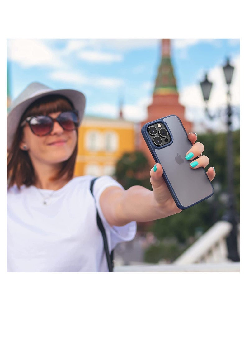 حافظة متوافقة مع آيفون 13 برو - 6.1 بوصة حافظة واقية شفافة فائقة النحافة - حافظة هاتف ذكي مقاومة للخدش وغير قابلة للانزلاق - Image 3