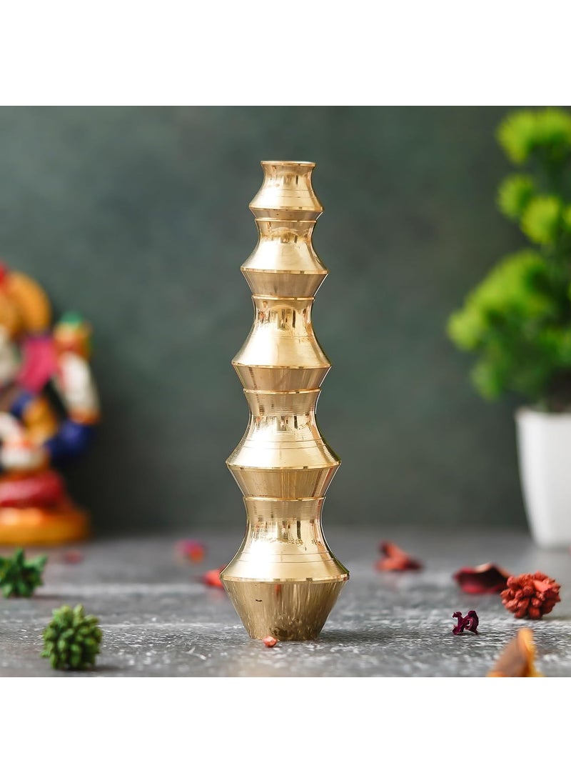 Webelkart Webelkart Premium Brass Home Decor Set of 5 Small Matki Showpiece for Home/Office Decor| Kids Gift Item| Doll Gift Item (2" Inches Gold) Table Decor  - Image 2