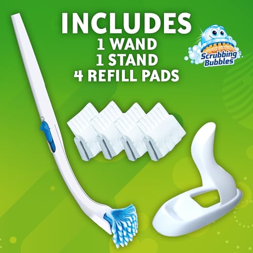 Scrubbing Bubbles Fresh Brush Toilet Cleaning System Starter Kit with 4 Refills - Image 5