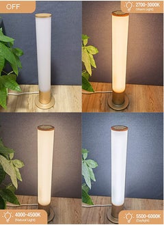 Perfii Desk Lamp for Home, Office and Relaxation Table Lamp Adjustable Brightness, Timer, UV-Free with 3 Color Light Remote Control Home Decor  - Image 4