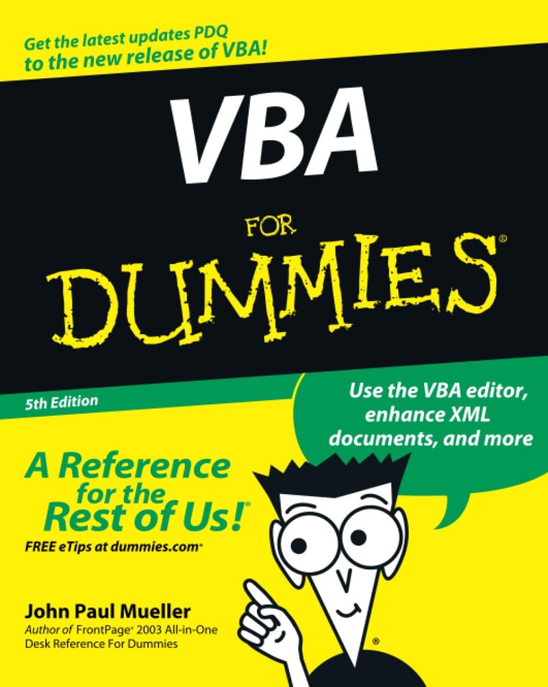 VBA for Dummies (For Dummies (Computer/tech)) (5TH) - Image 1