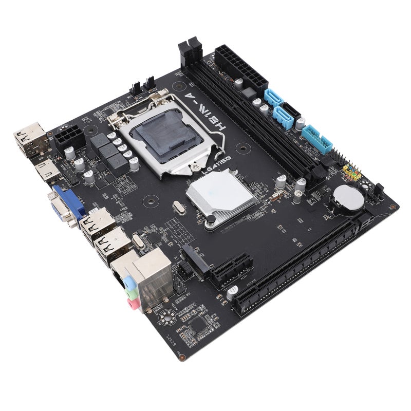جينجشا اللوحة الأم H81 M.2 ATX للألعاب - لوحة أم لتعدين العملات الرقمية من 4 طبقات PCB وذاكرة DDR3 لمعالجات Core i3 i5 i7 من الجيل الرابع للحواسيب المكتبية - Image 4