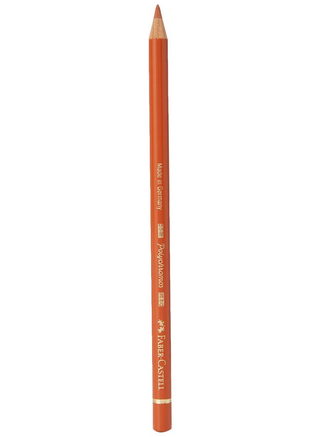FABER-CASTELL Faber-Castell Polychromos Artists' Single Pencil - Colour 186 Terracotta - Image 2