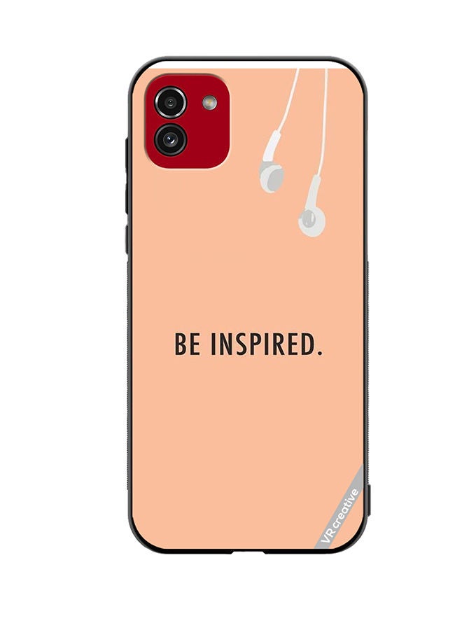 VR CREATIVE Protective Case Cover For Samsung Galaxy A03 Be Inspired Design Multicolour - Image 1