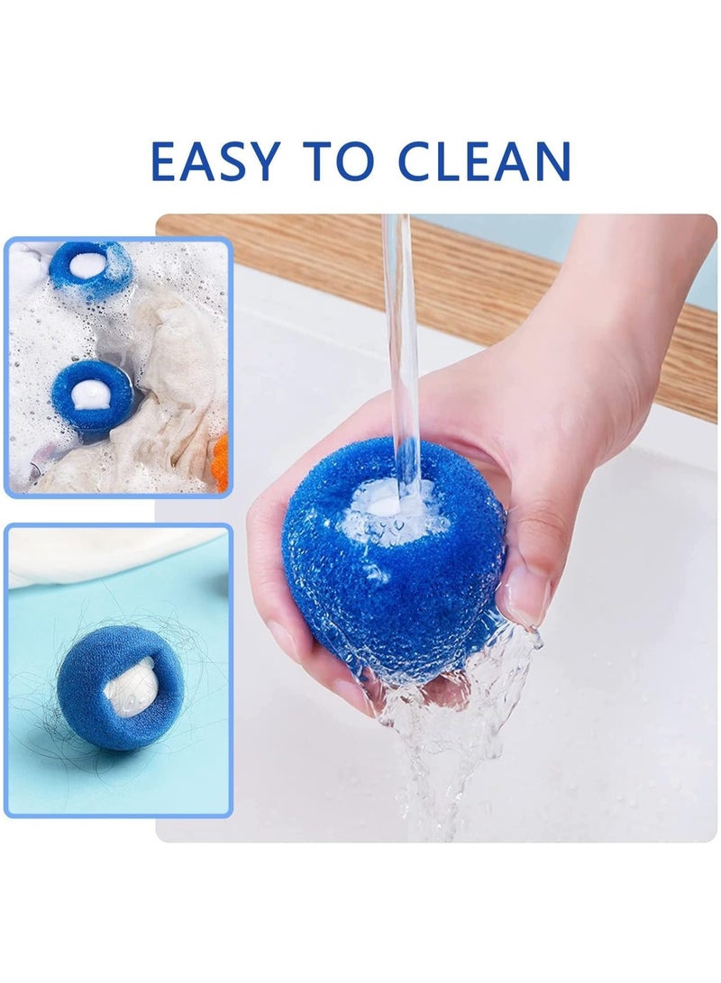 8PCS Pet Hair Remover for Laundry, Reusable Washing Machine Hair Catcher, Dryer Balls for Dog  Cat Fur Removal