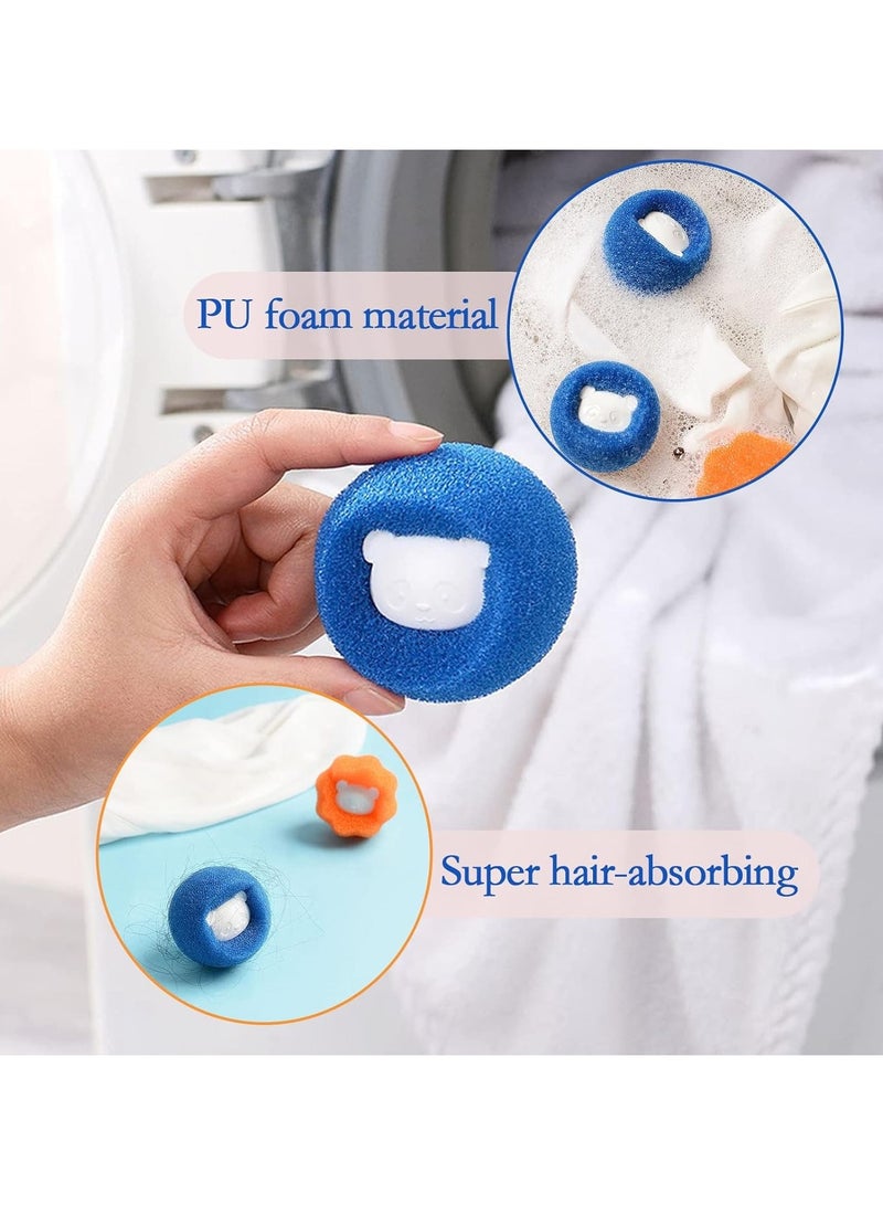 8PCS Pet Hair Remover for Laundry, Reusable Washing Machine Hair Catcher, Dryer Balls for Dog  Cat Fur Removal