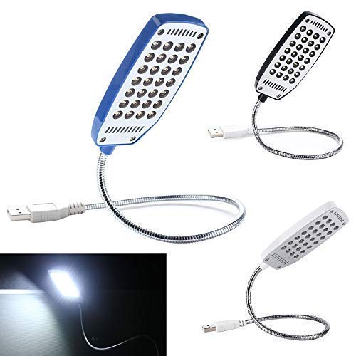 Storin Plastic 28 Leds Portable Flexible 5V Pc Computer Usb Led Book Desk Lamp (Colour May Vary) - Image 3