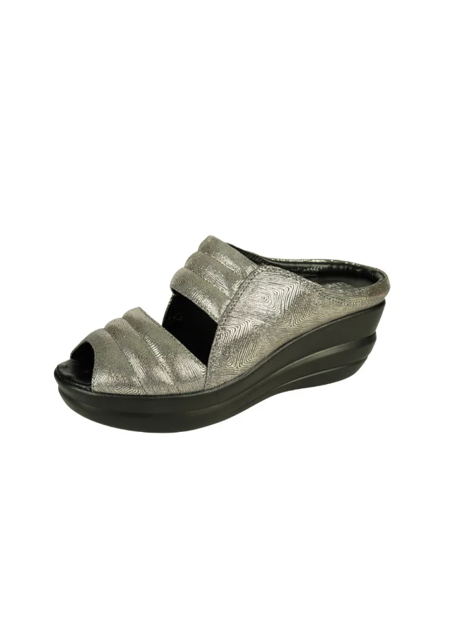 Michelle Morgan 092-2715 Michelle Morgan Ladies Wedge Heel Sandals 19009-40 Gold