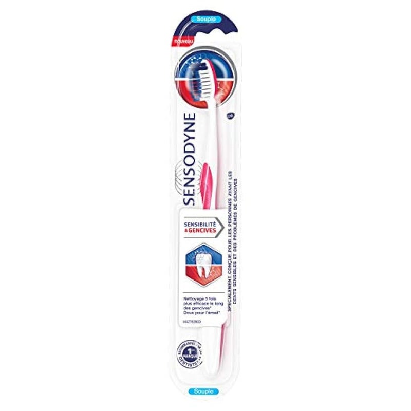 Sensodyne Sensitive & Gentive Toothbrush, Soft, for Sensitive Teeth Without Damaging Gencies, Random Colour - Image 1