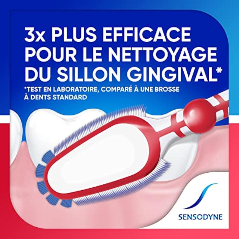 Sensodyne Sensitive & Gentive Toothbrush, Soft, for Sensitive Teeth Without Damaging Gencies, Random Colour - Image 2