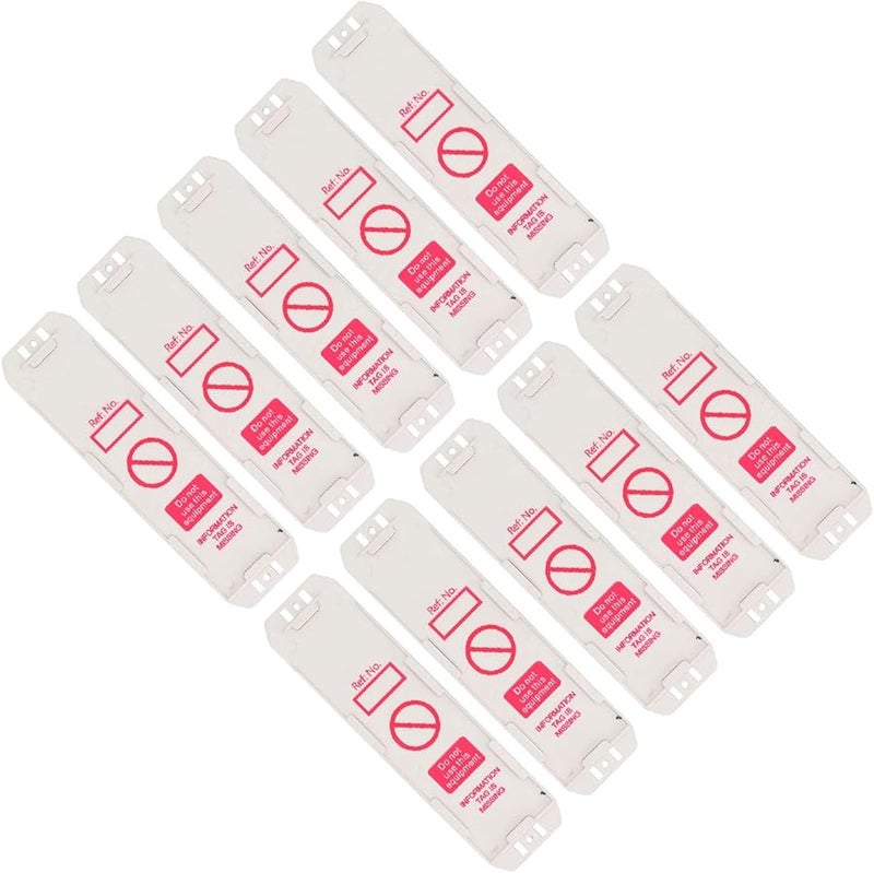 10 Pcs ABS Scaffolding Safety Inspection Tags Status Holder for Construction Maintenance - Image 4