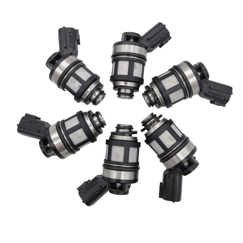 Germban JS231 6pcs Set Fuel Injectors Fits for 19972001 Nissan Patrol IV GU Y61 TB45E 45L 1660038Y10