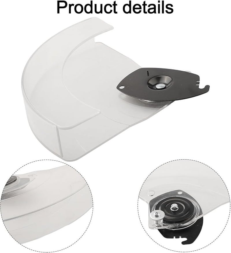 10 بوصة غطاء استبدال حامي السلامة الشفاف لآلة المنشار الألومنيوم 255 - Image 4