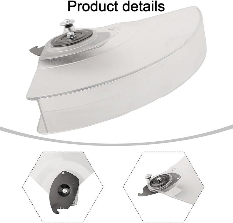 10 بوصة غطاء استبدال حامي السلامة الشفاف لآلة المنشار الألومنيوم 255 - Image 5