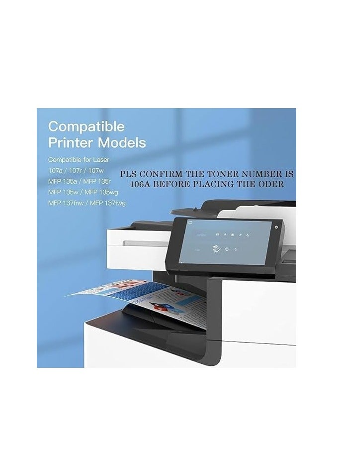 Terabyte 106A Compatible Toner Cartridge W1106A for Laser 107 MFP135 MFP137 - Image 2