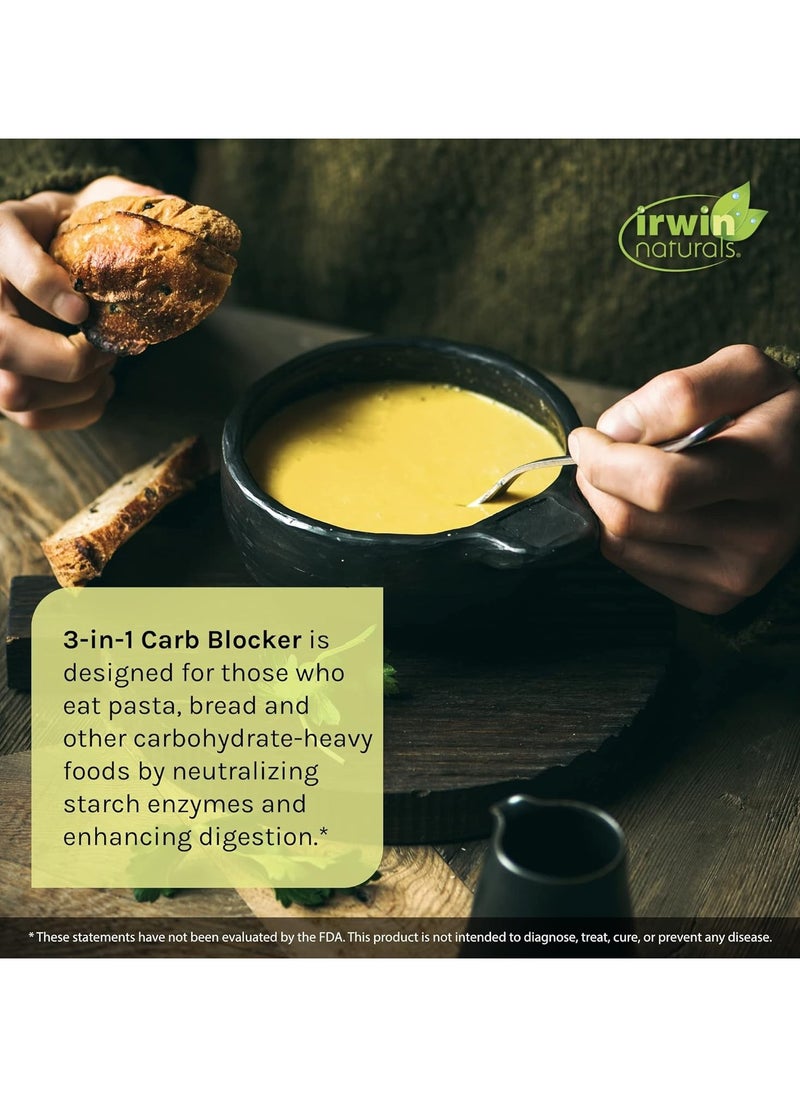 3-In-1 Carb Blocker Maximum Strength - 75 Liquid Softgels