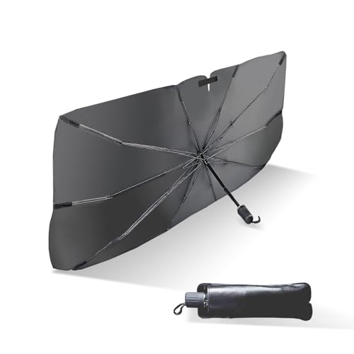 Un1que Car Windshield Sun Shade Protector- Foldable Car Shades for Windows, 3 Layers UV Block Umbrella, Car Front Window Heat Insulation Accessories for Pickup, Large SUV(Large Size) - Image 1