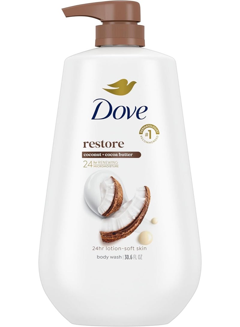 Dove Purely Pampering Dove Body Wash Coconut with Cocoa Butter 30.6 fl oz - Image 1