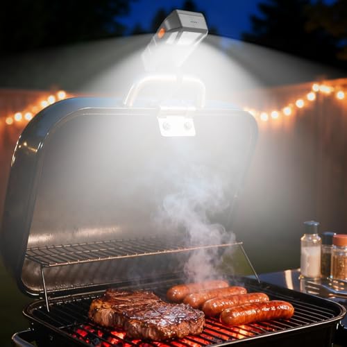 Coinicxcel Grill Light for Blackstone Griddle & Weber Grill, Coinicxcel Rechargeable LED BBQ Lights for Outdoor Grill with 160°Beam 2-Level Brightness Auto On/Off for Blackstone Griddle Accessories Gifts for Men - Image 1