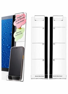 Monitor Memo Board, 2 Pcs Acrylic Message Memo Boards