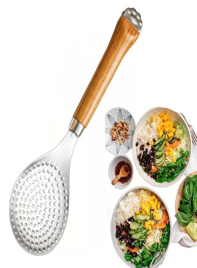 Megika 1Pcs, Non-Stick Rice Paddle Spoon for Sushi & Sticky Rice | Premium Kitchen Utensil with Ergonomic Grip | Durable, Easy-to-Clean Tableware Accessory | Perfect for Restaurants & Home Cooking. - Image 5