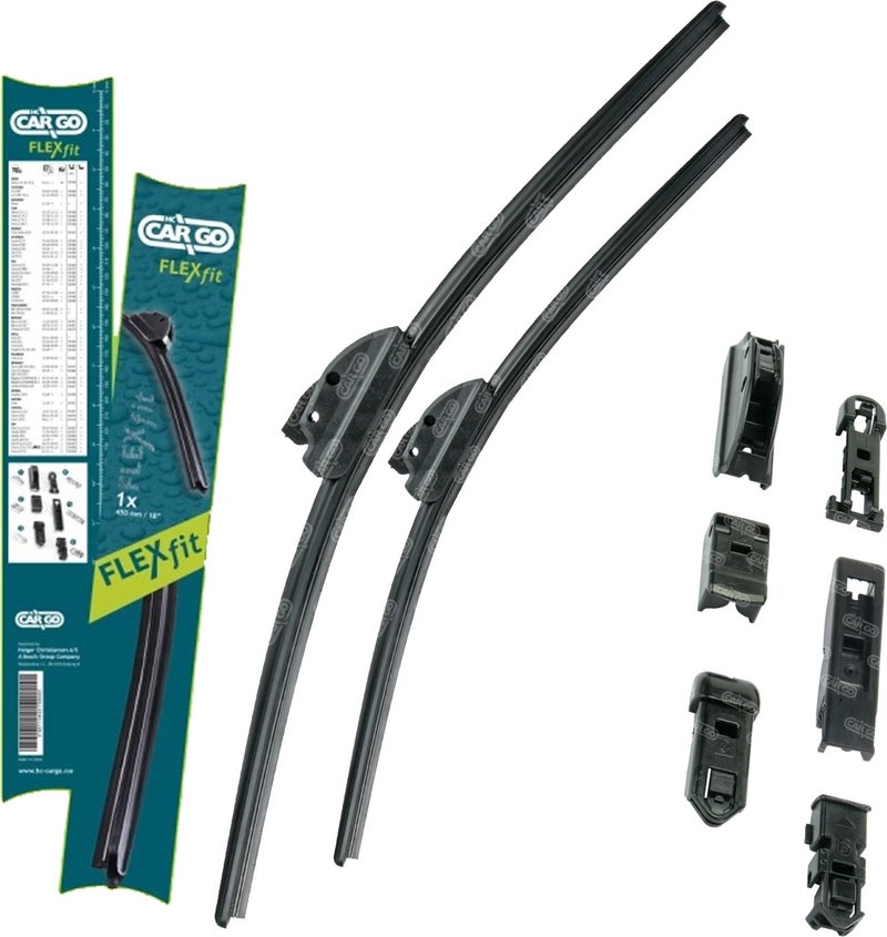 Renault Clio 2 Banana Wiper Set (1998-2005) Bosch Cargo