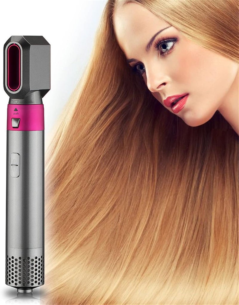 klarako 5 in 1 Electric One Step Hair Dryer Hot Air Brush Styler with Hair Volumizer Curler and Negative Ion Hair Straightener Brush (US) - Image 4