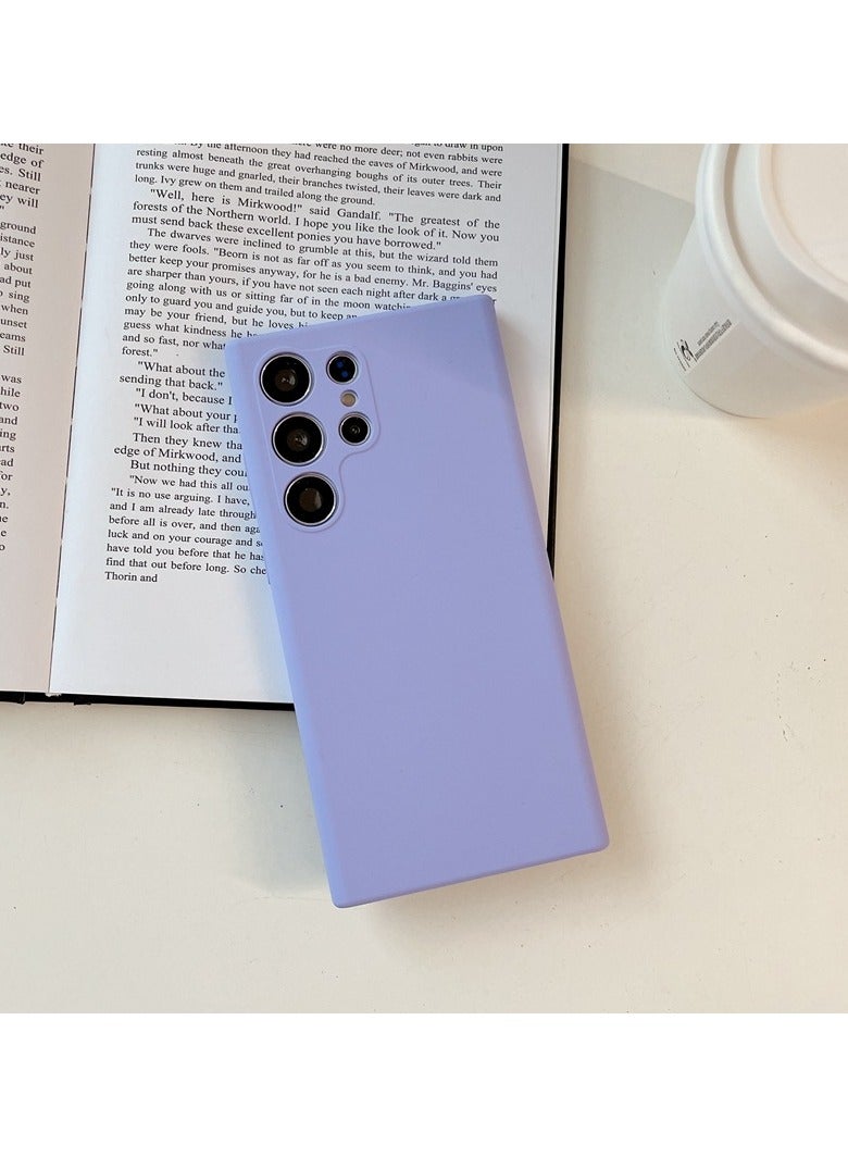 AROAQ Suitable for Samsung Galaxy S22 Plus Liquid Silicone Mobile Phone Case All Inclusive Anti Fall Protective Cover Soft Shell