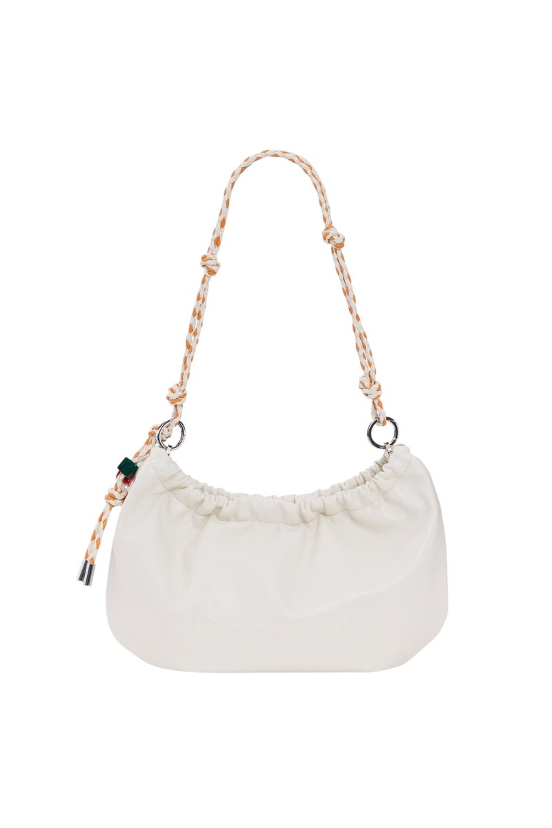 DESIGUAL Oval shoulder bag made of faux leather-effect fabric - Image 1