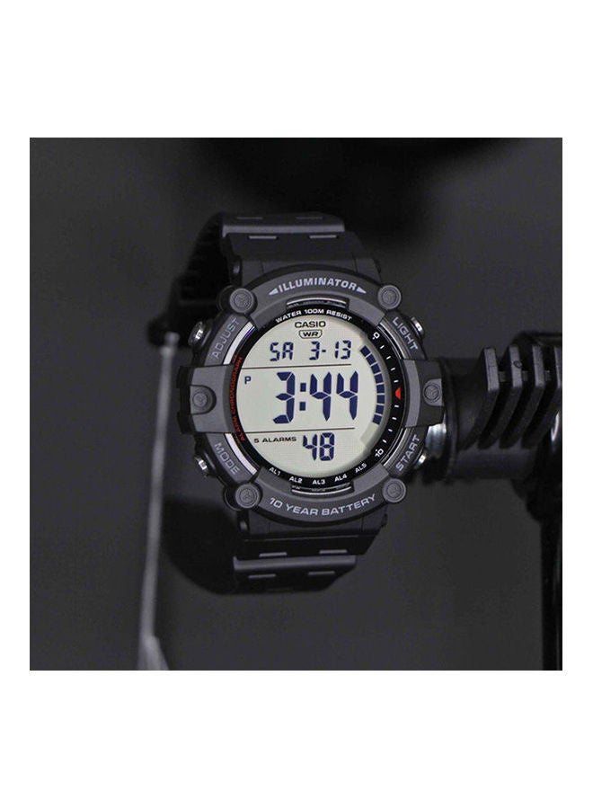 كاسيو ساعة يد رقمية بسوار من المطاط طراز ‎Ae-1500Wh-1Avdf رجال - Image 2